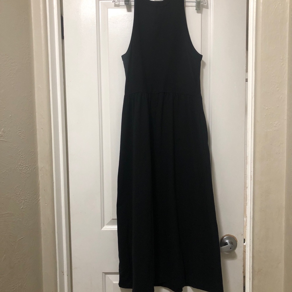a new day Black Sleeveless Midi Dress Size Small - Picture 4 of 5